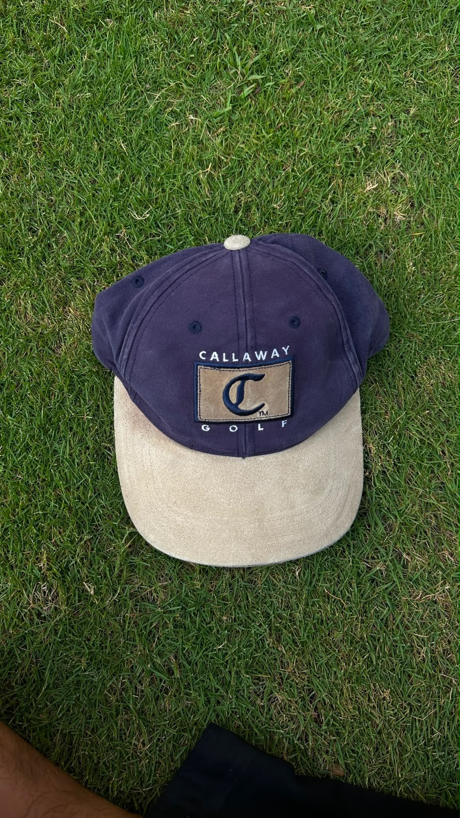 Callaway suede vintage cap