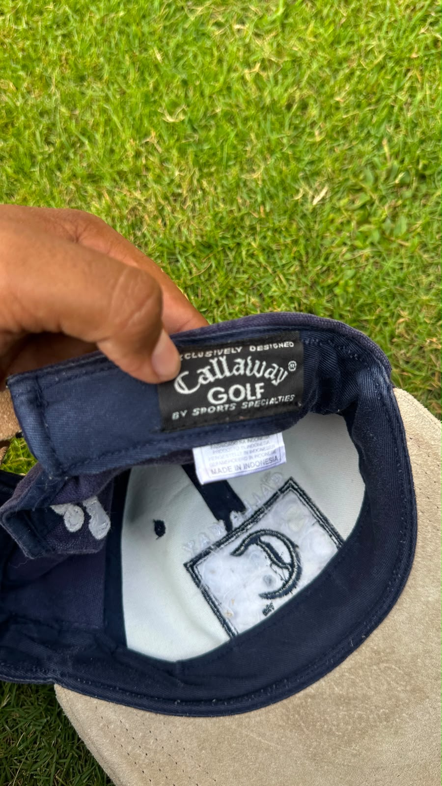 Callaway suede vintage cap