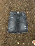 Vintage washed ripped jorts