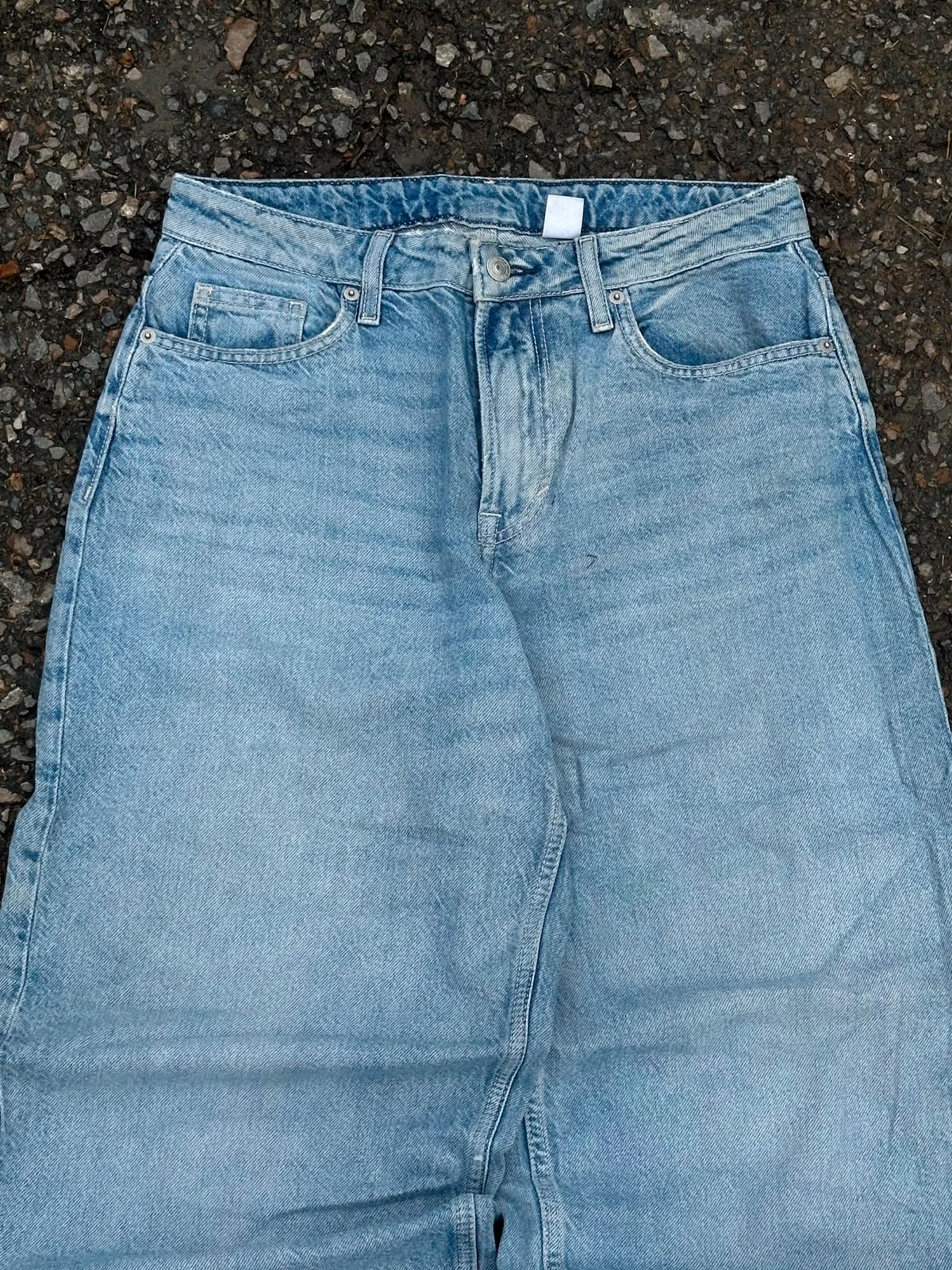 Vintage blue baggy denim