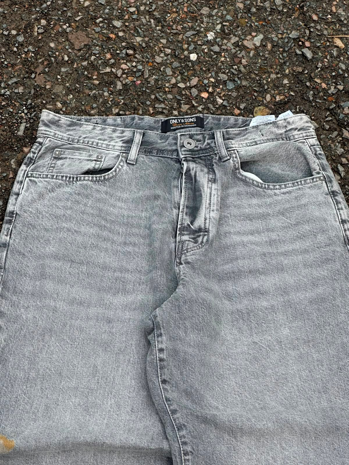 Only and sons vintage grey washed denim