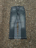 Vintage charcoal wasjed bootcut denim