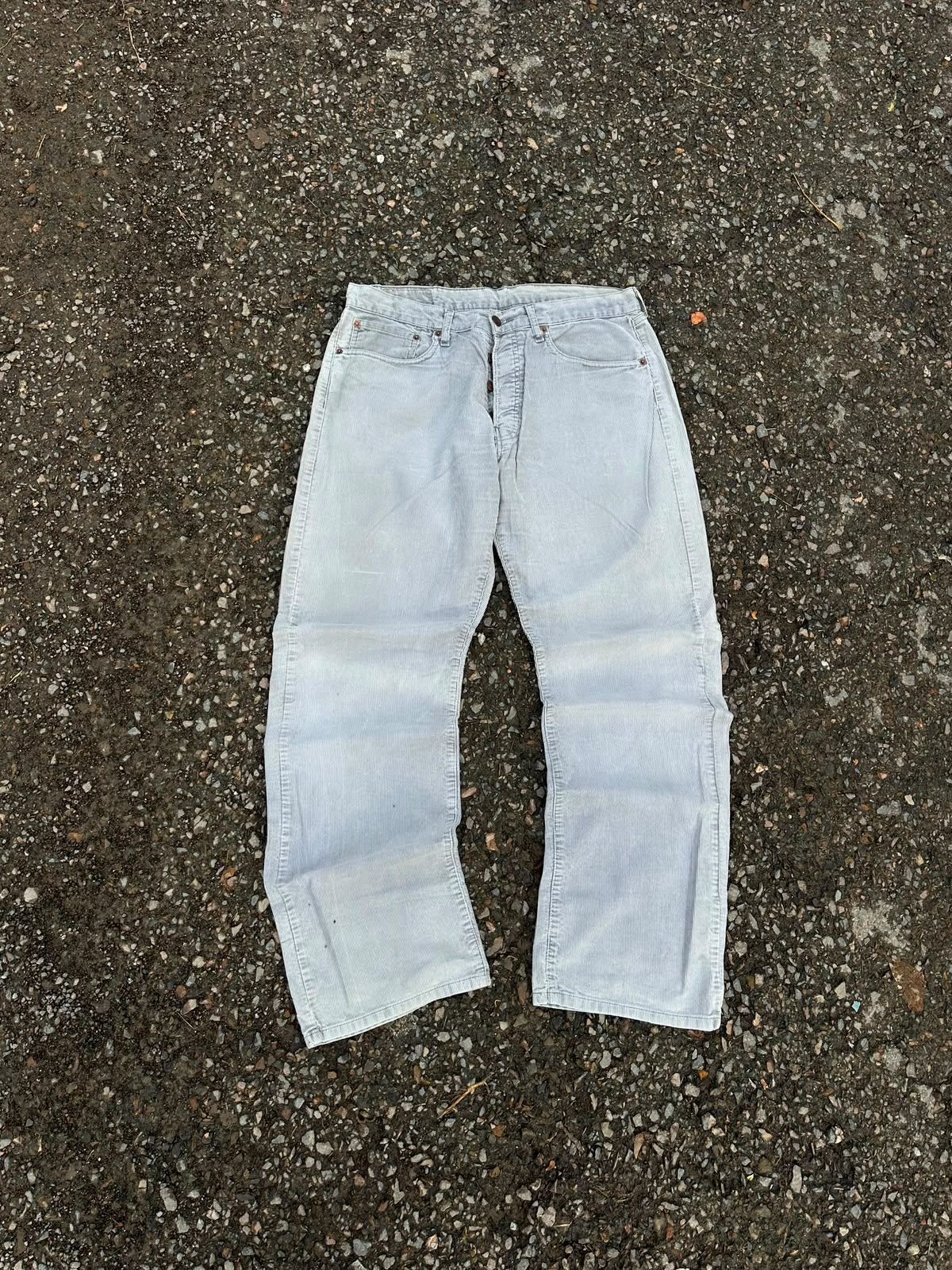 Vintage levis 401 coroduroy baggy jeans