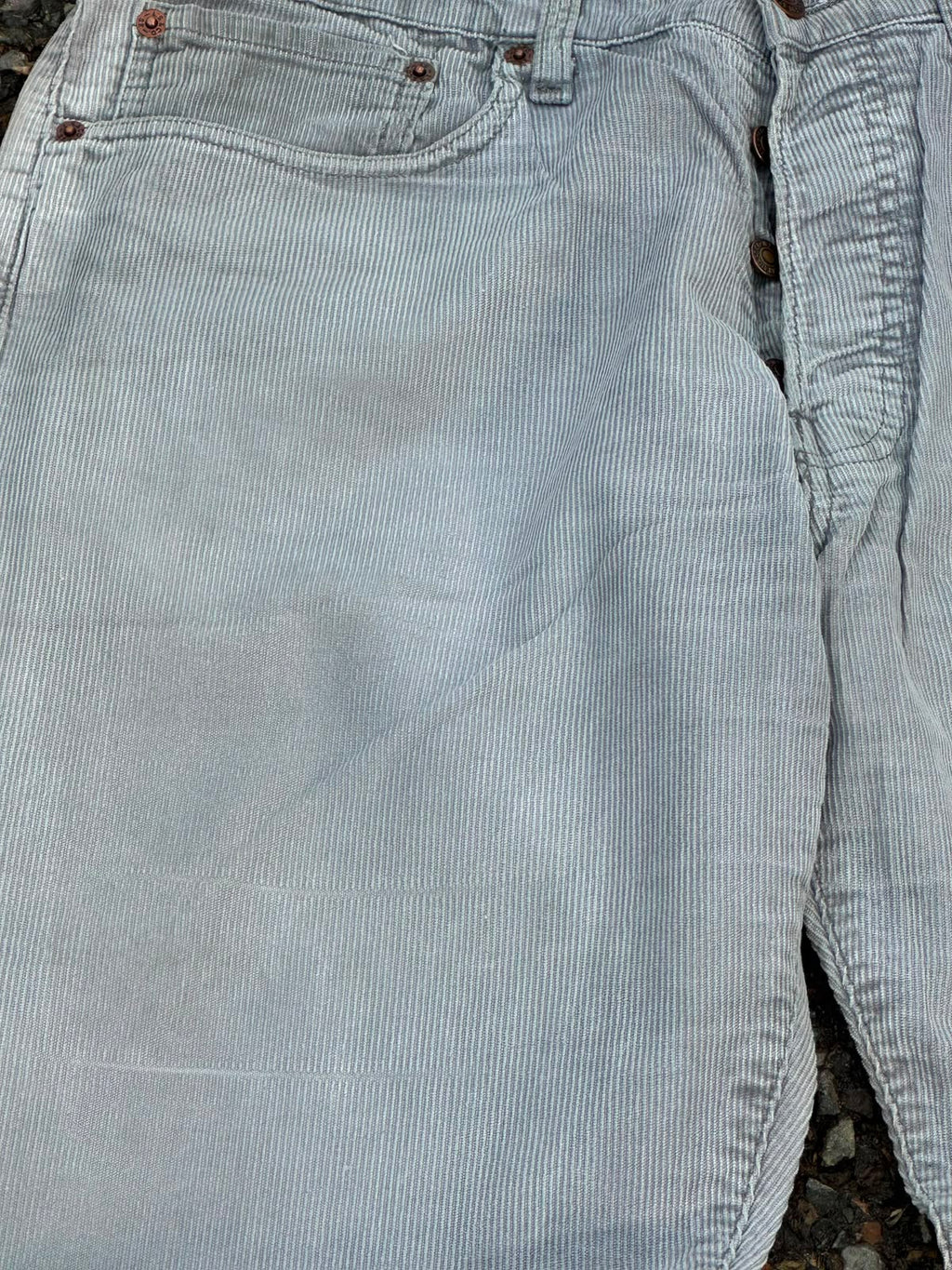 Vintage levis 401 coroduroy baggy jeans