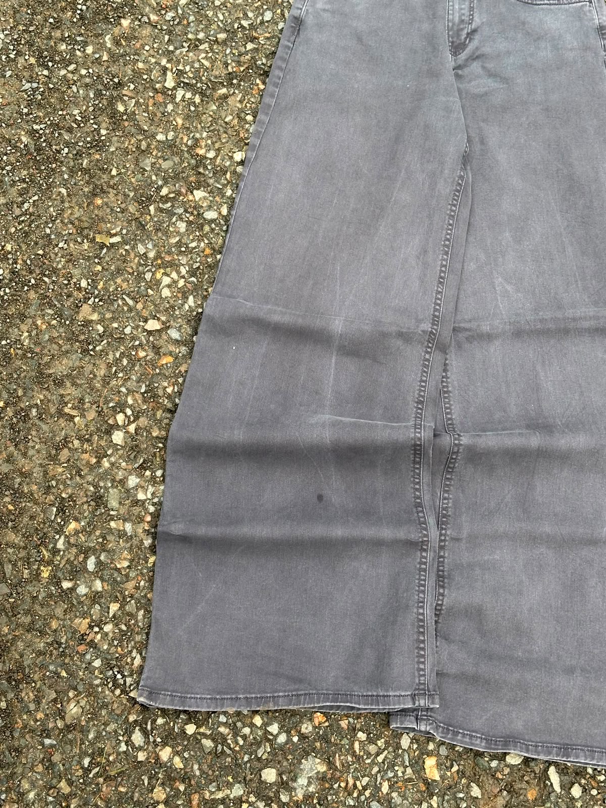 Baggy wide leg denim