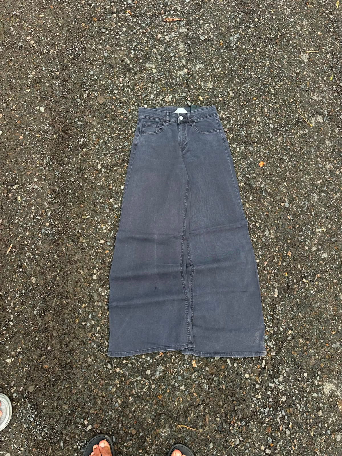 Baggy wide leg denim