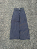 H&M washed wideleg baggy denim