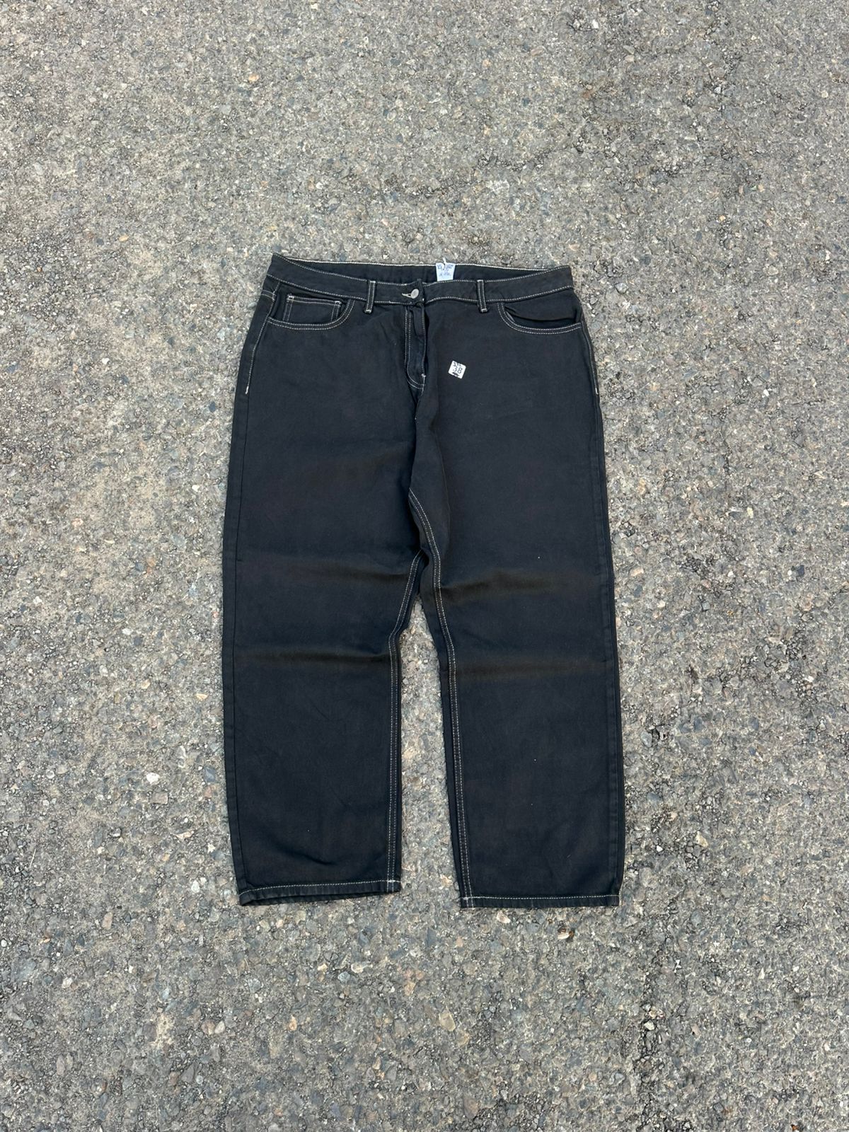 Vintage black essential denim