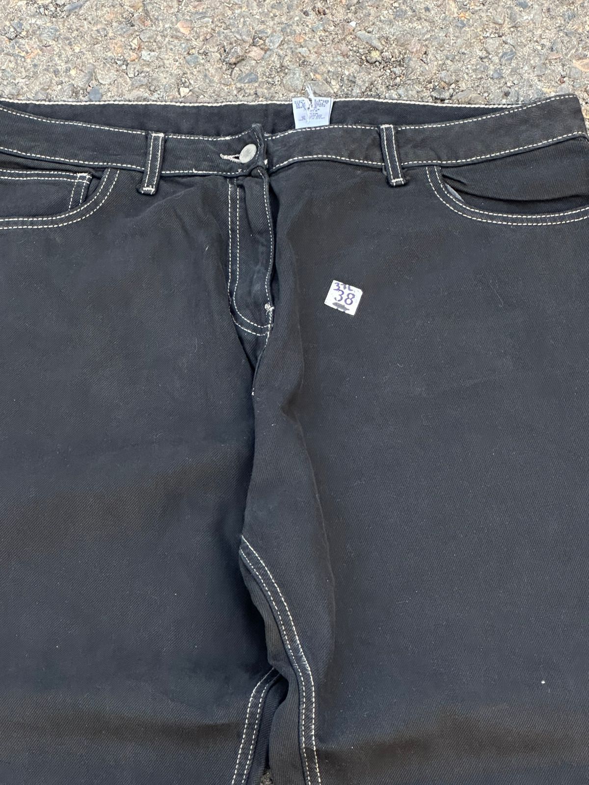 Vintage black essential denim
