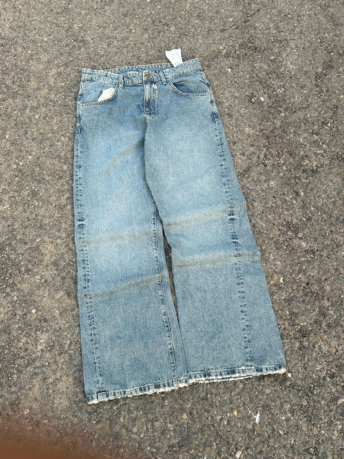 Vintage blue wahsed denim
