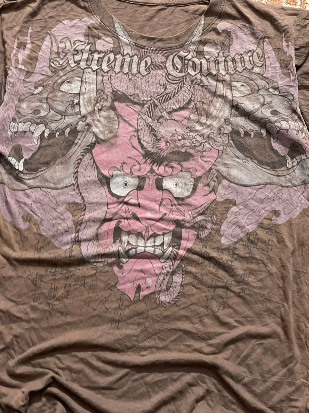 Xtreme Couture by Affliction rare japanese text grail