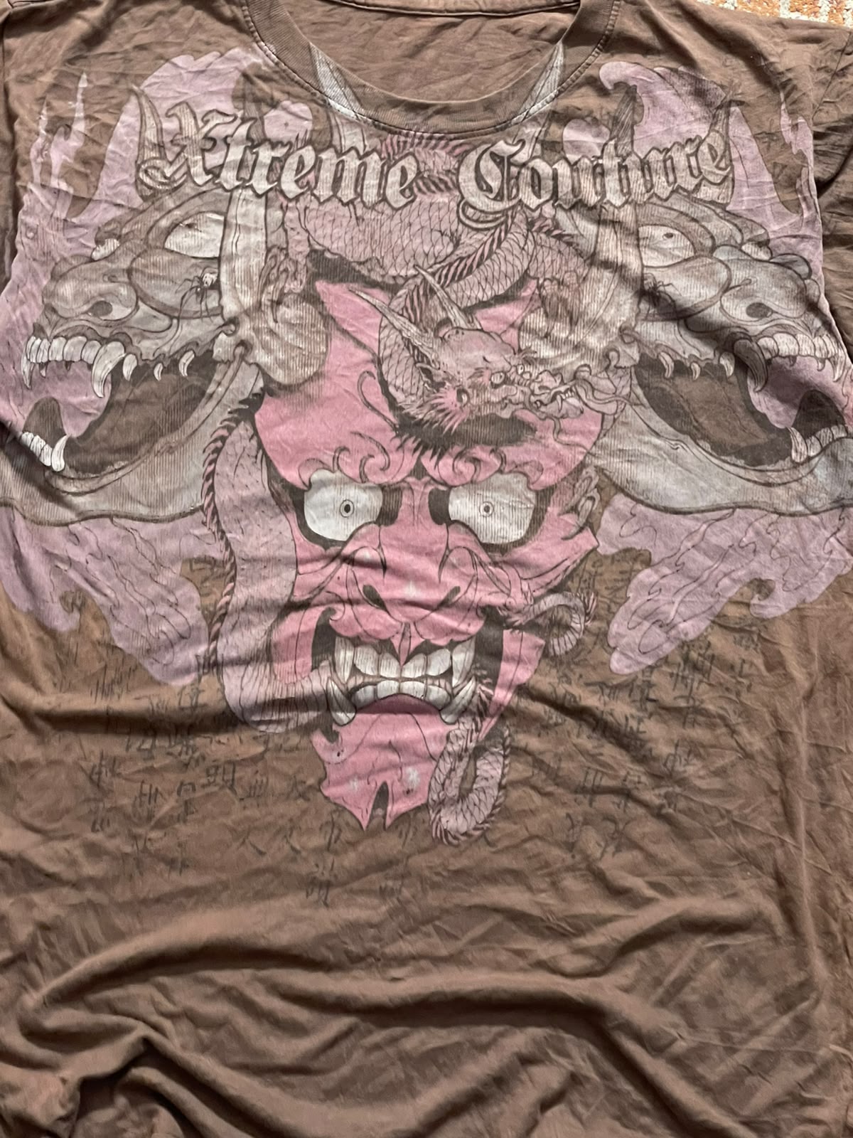 Xtreme Couture by Affliction rare japanese text grail
