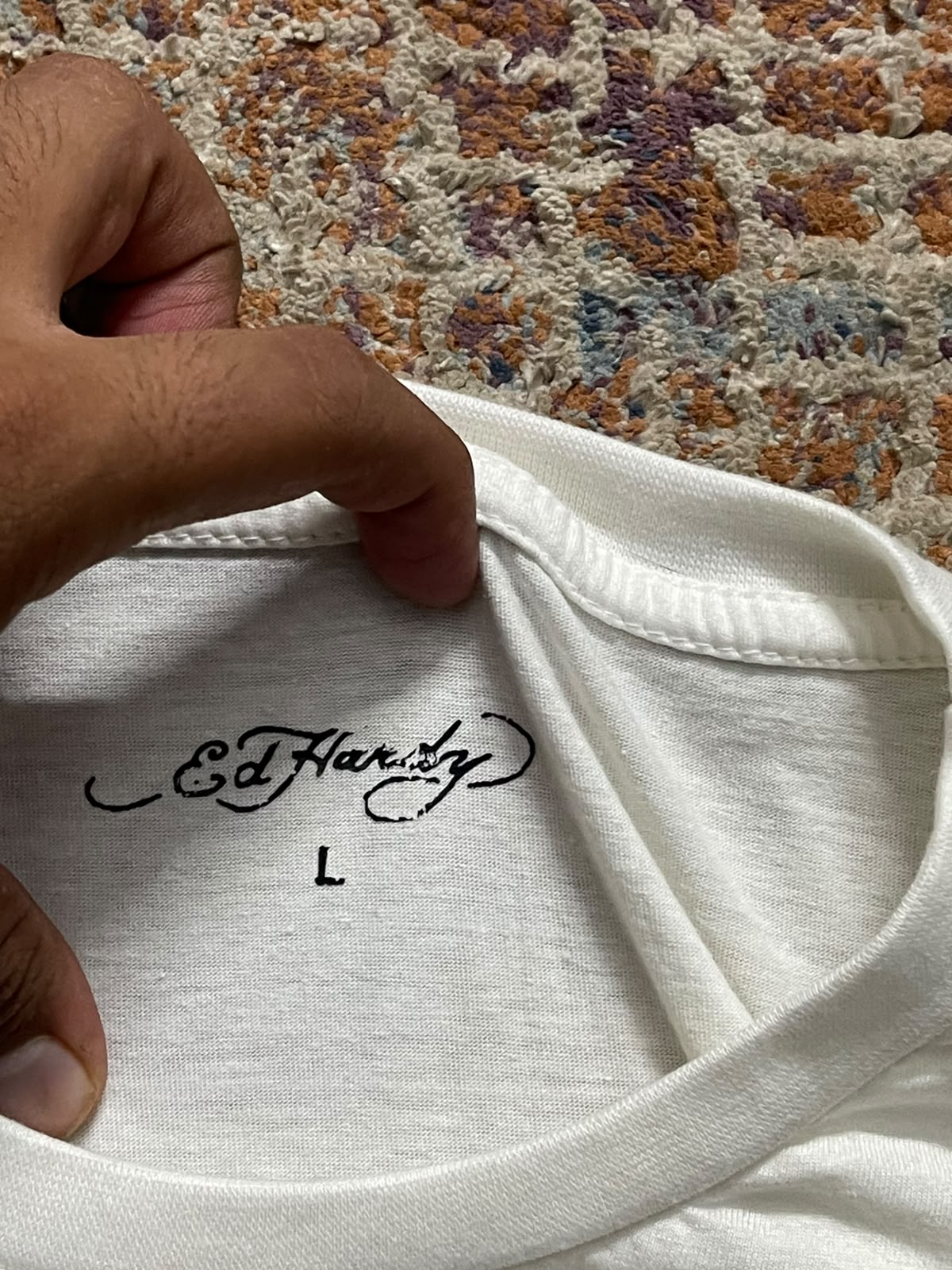 Ed hardy white tee