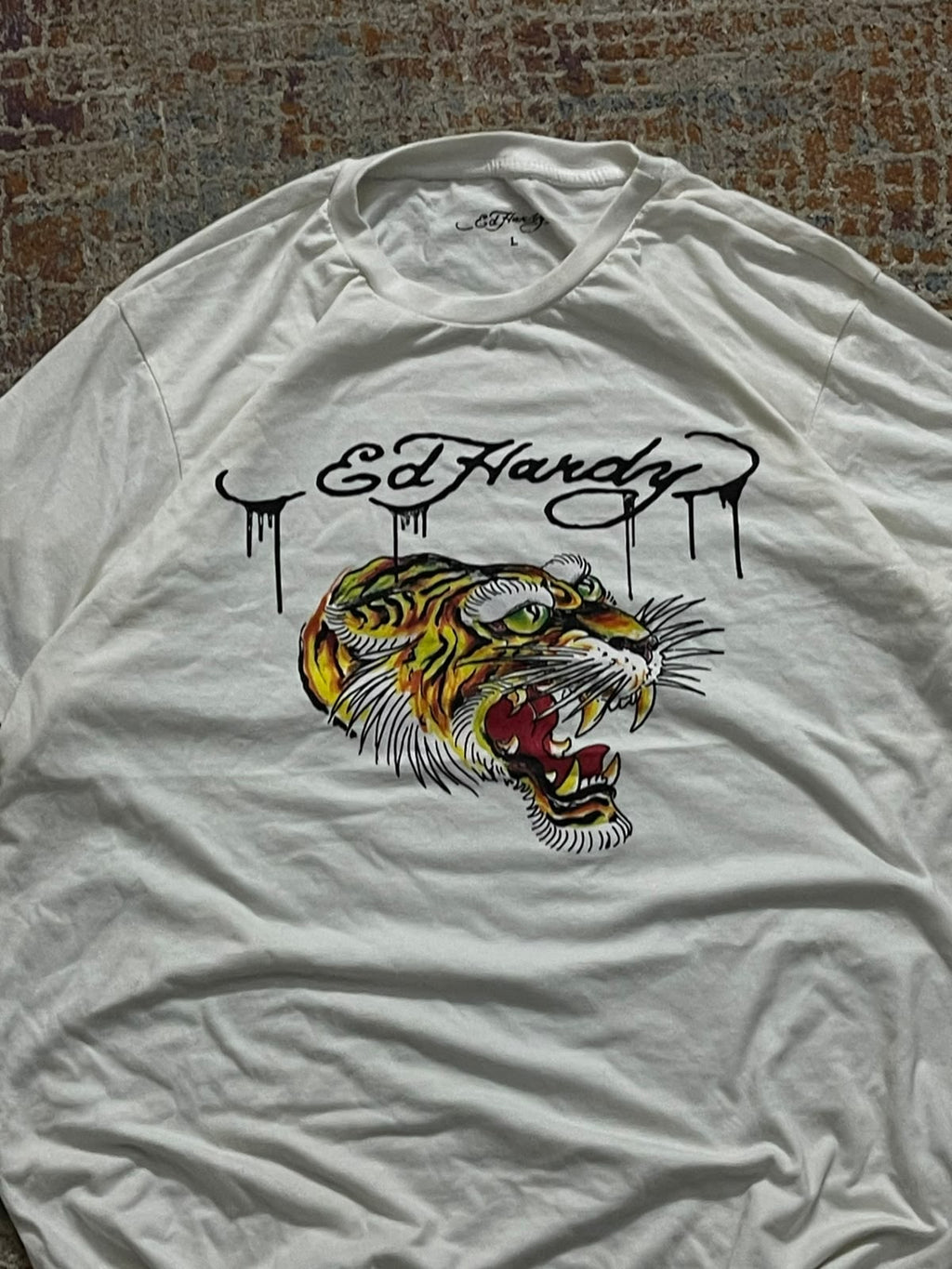 Ed hardy white tee