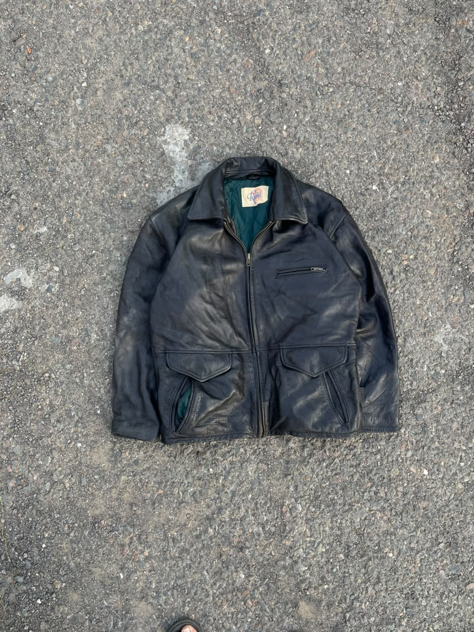 Vintage 1992 reoins leather jacket