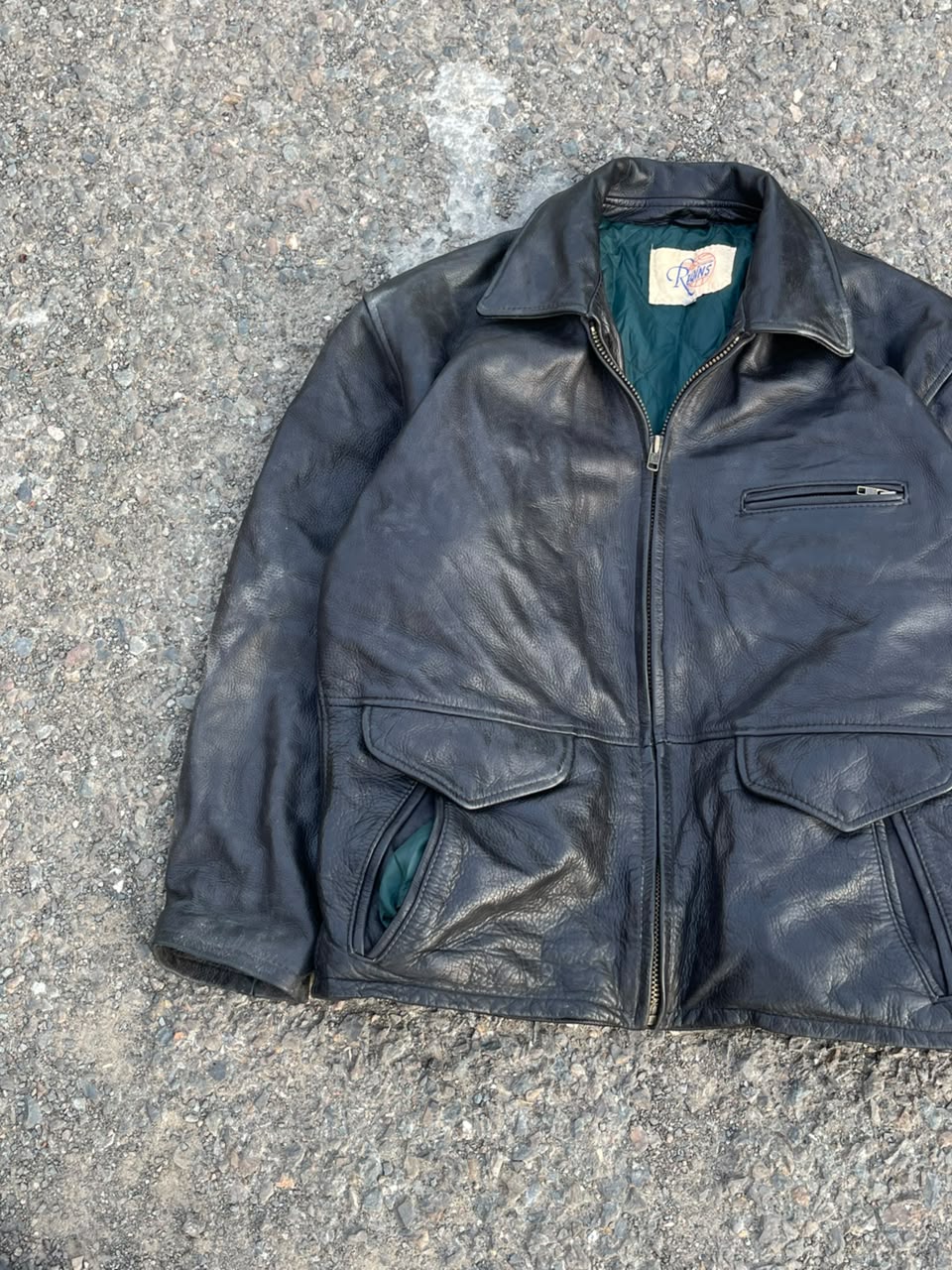 Vintage 1992 reoins leather jacket