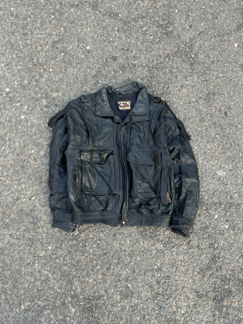 True Vintage 1978's silvero leather jacket