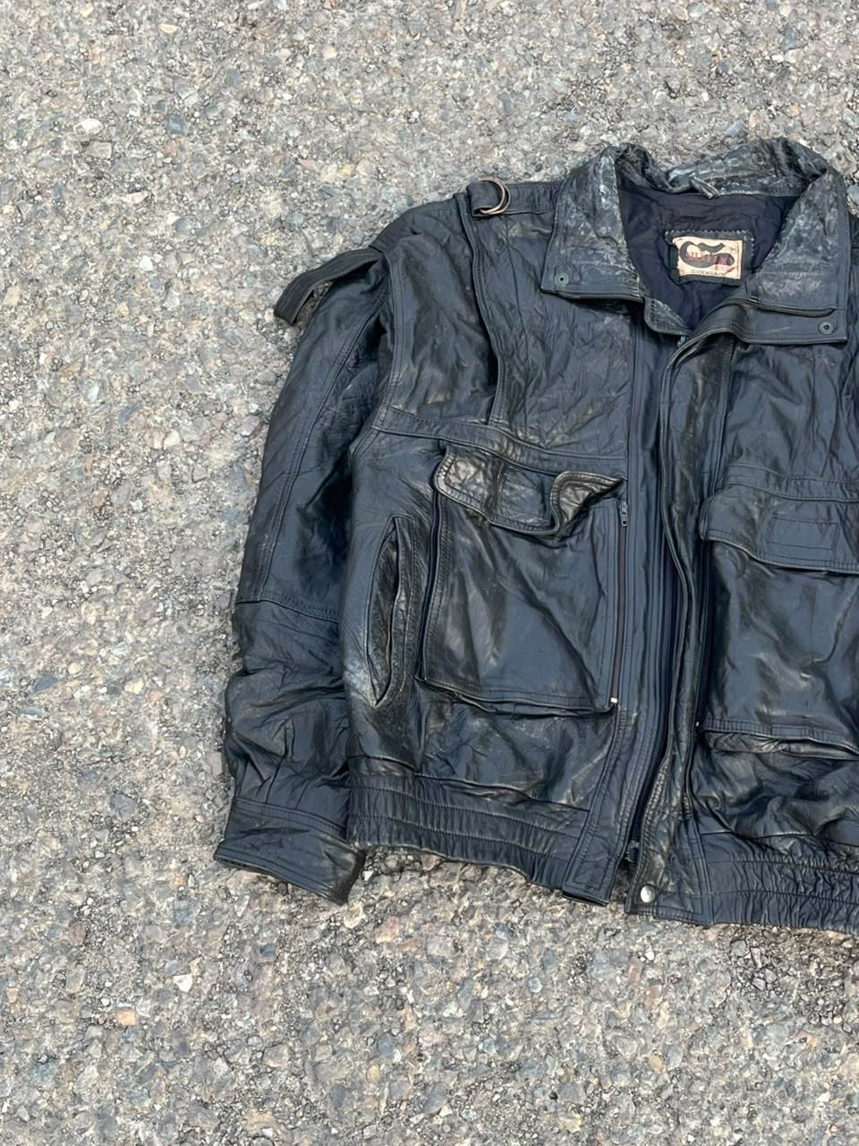 True Vintage 1978's silvero leather jacket