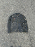 Vintage racing leather INS division jacket