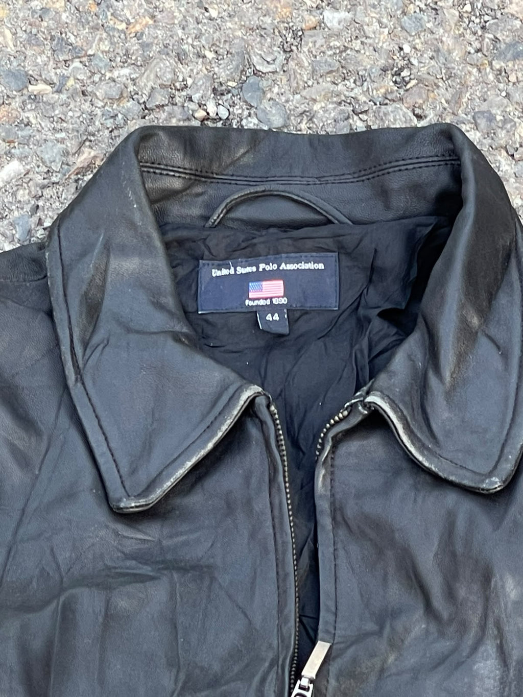 Polo association leather jacket