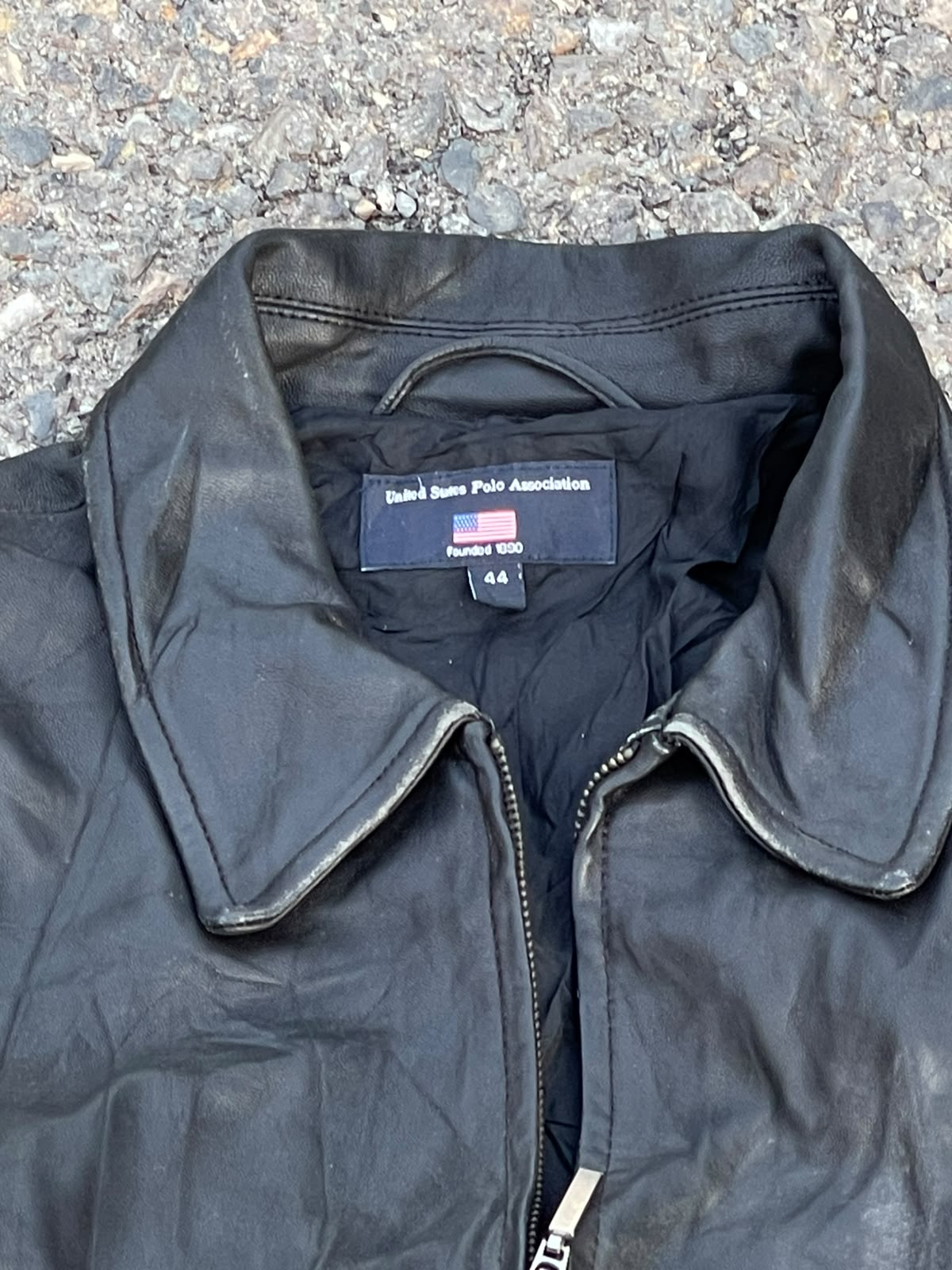 Polo association leather jacket