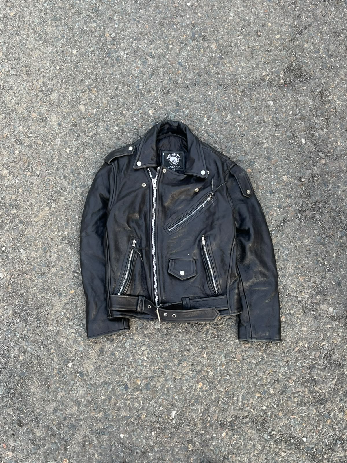 Marihuana vintage '00s bikers jacket