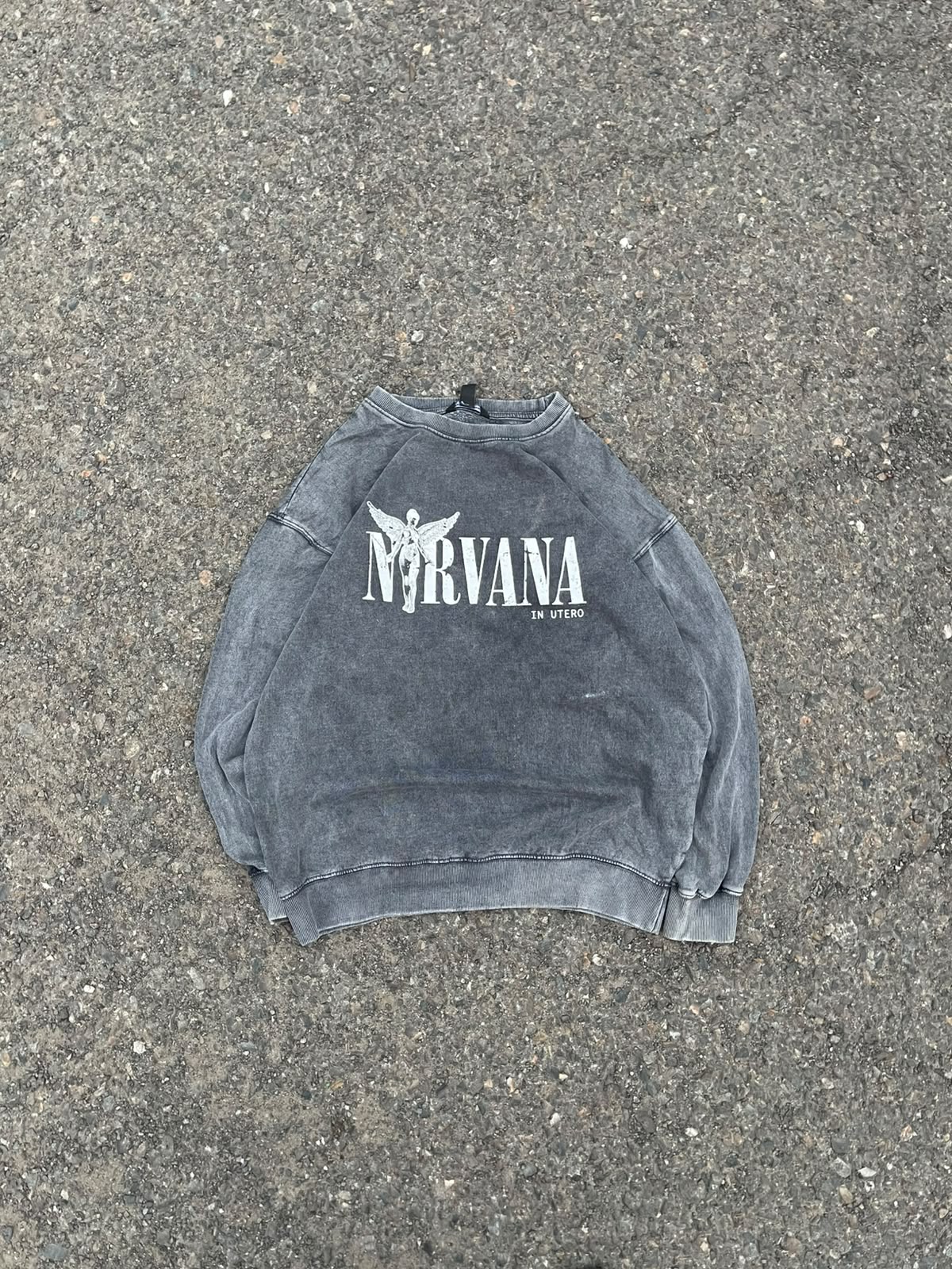 Nirvana acid washed very beautifull sweater