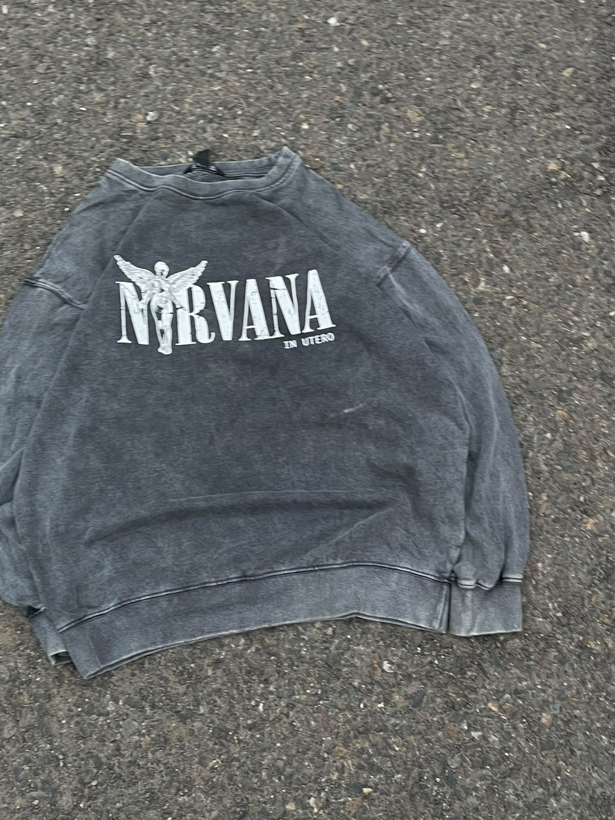Nirvana acid washed very beautifull sweater