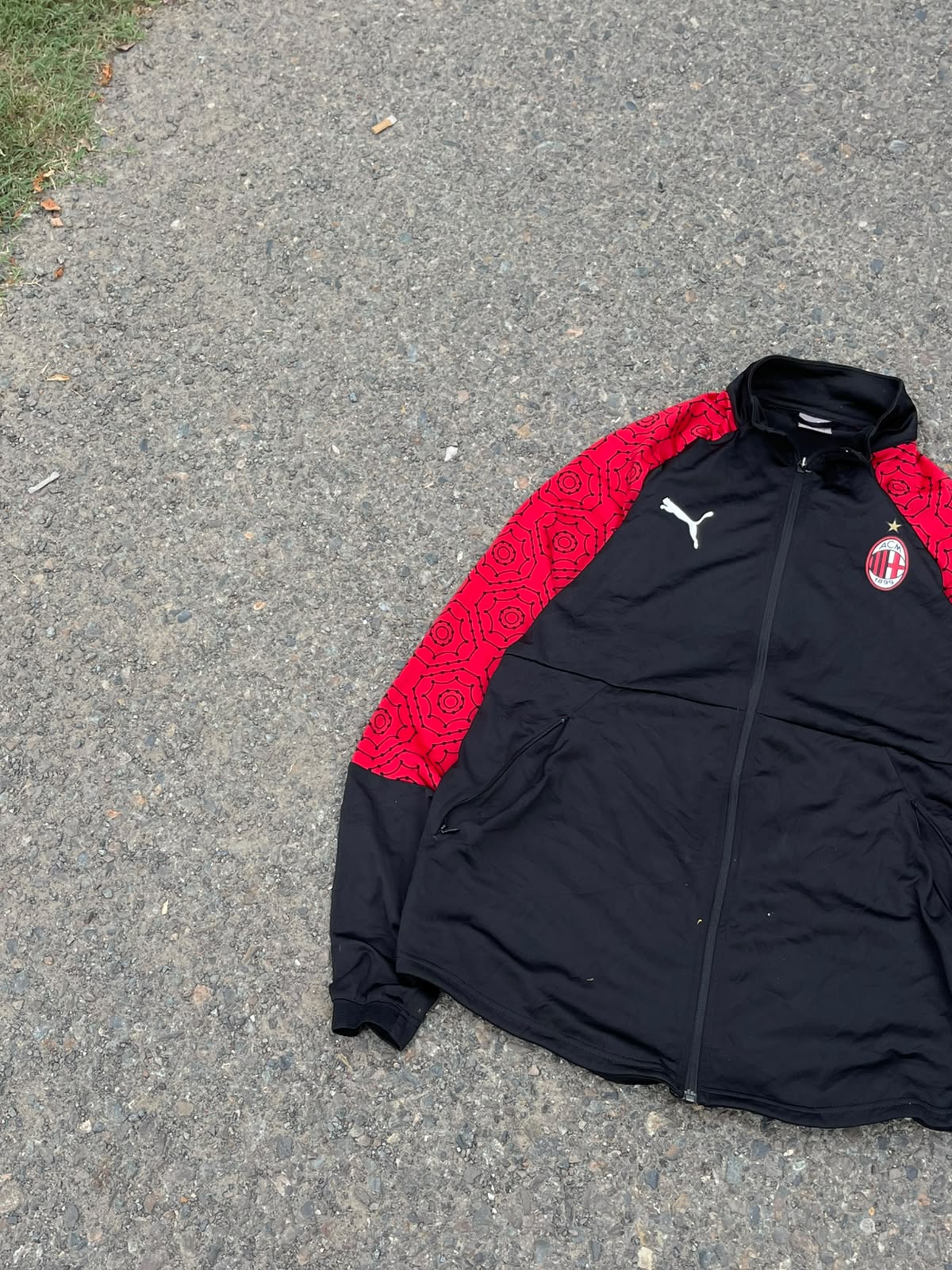 Ac Milan Retro Zipper