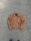 Vtg faux leather jacket