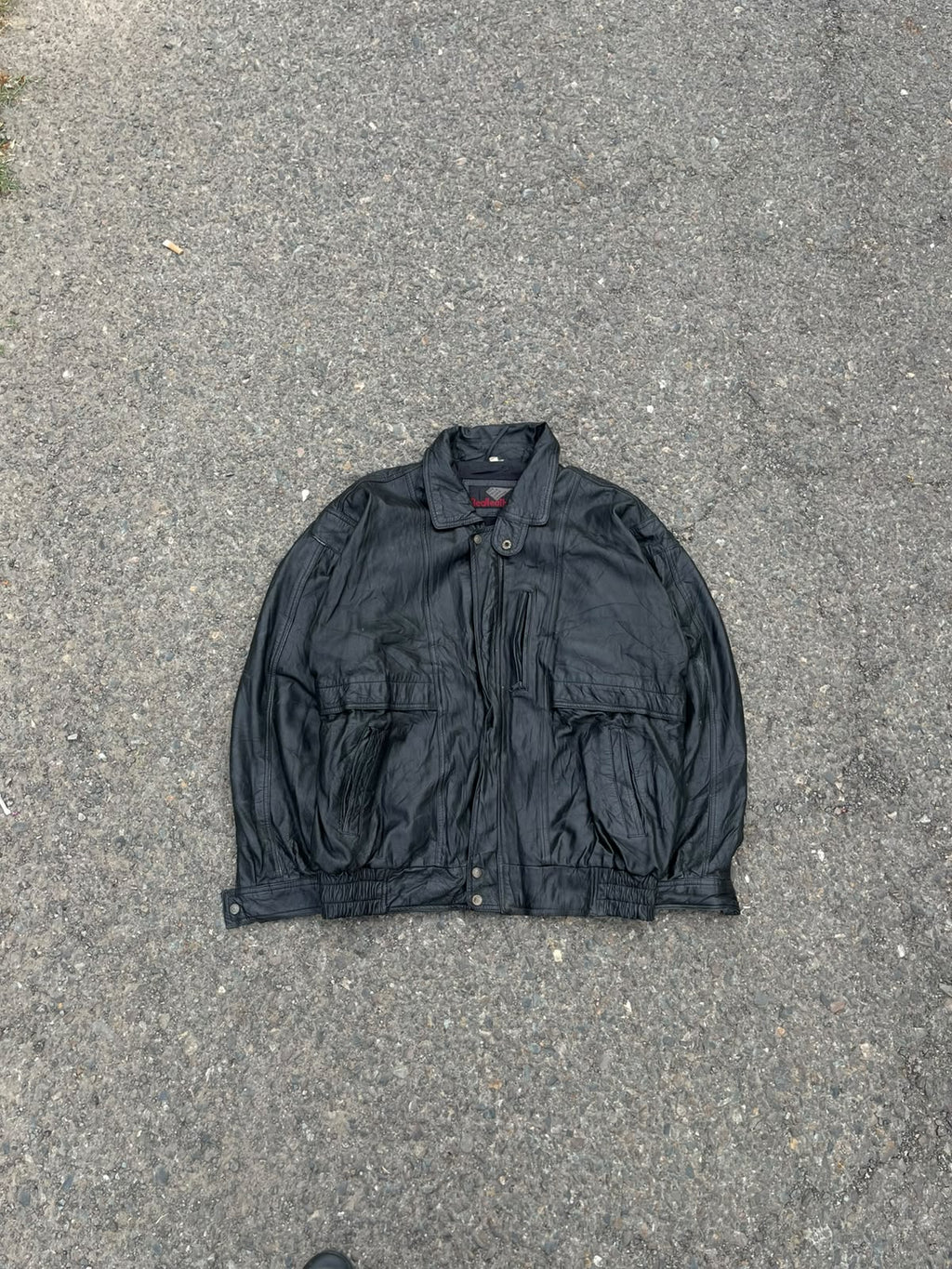 Vintage cuir pelle leadr genuine leather jacket