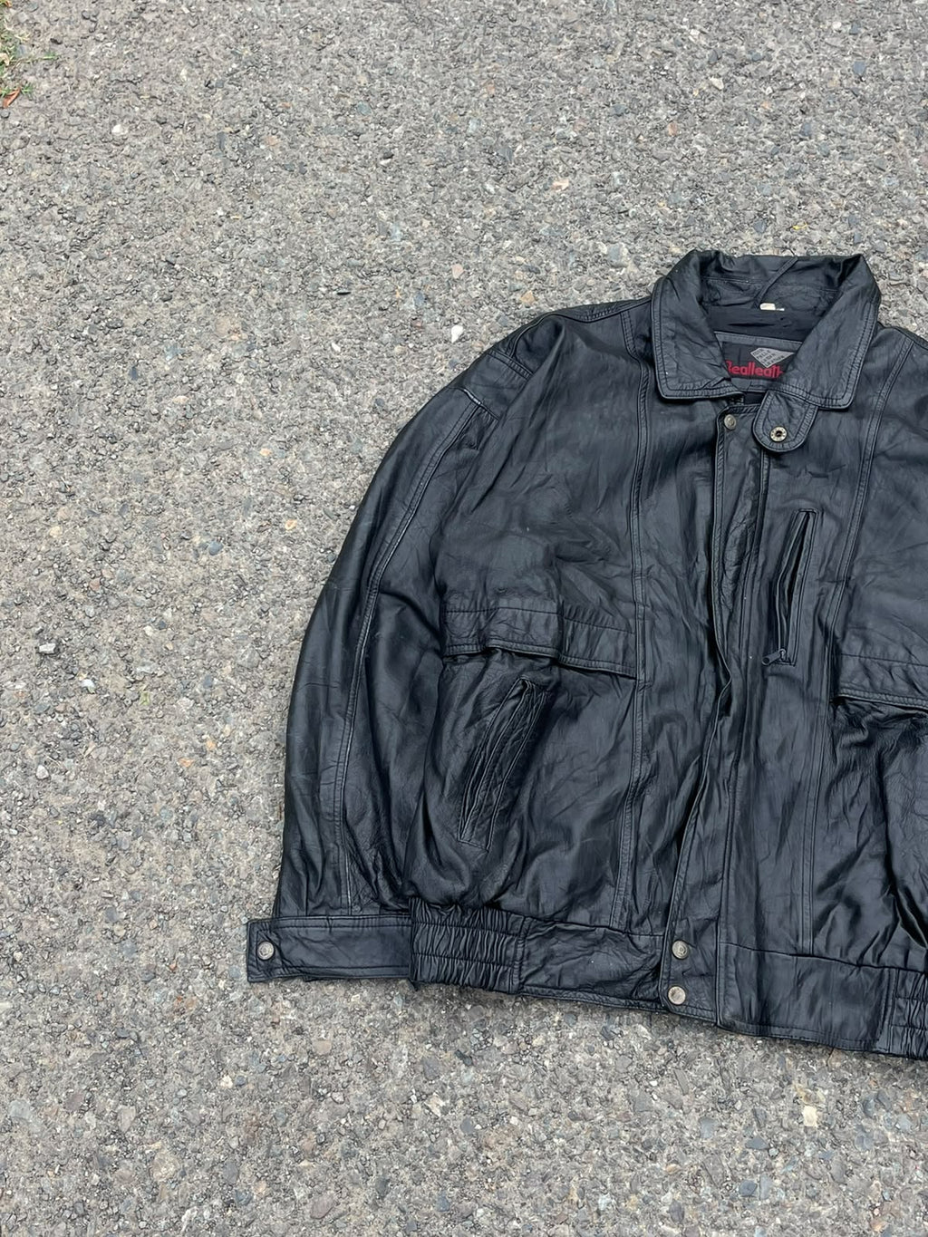 Vintage cuir pelle leadr genuine leather jacket