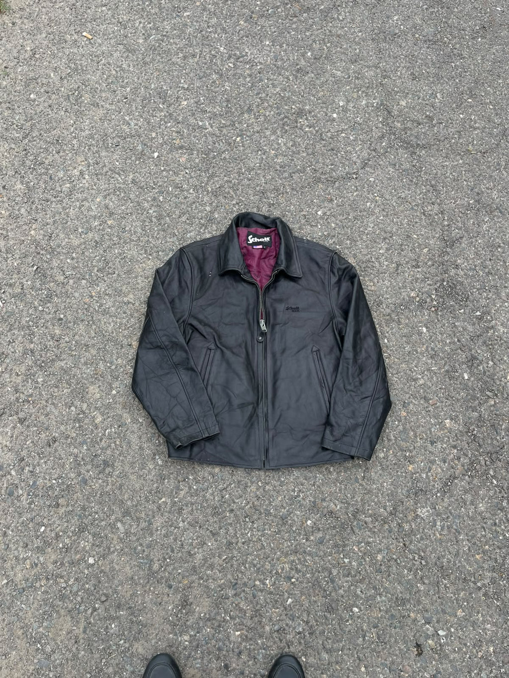 Mr Schott rar genuine leather vintage jacket