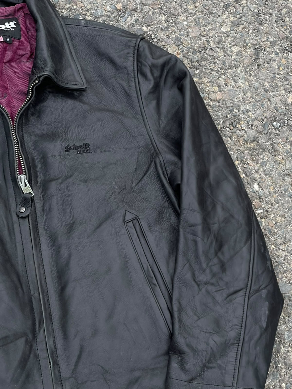 Mr Schott rar genuine leather vintage jacket