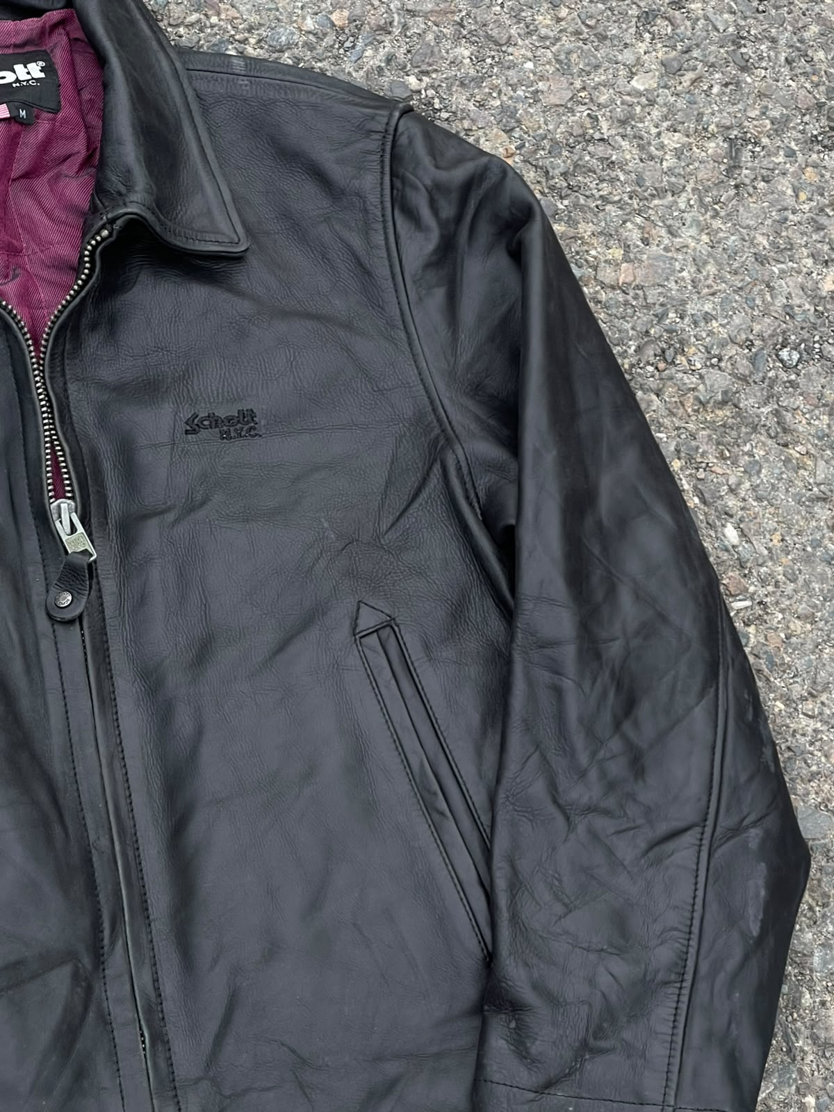 Mr Schott rar genuine leather vintage jacket