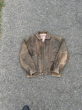 Vintage 90's washed leather jacket
