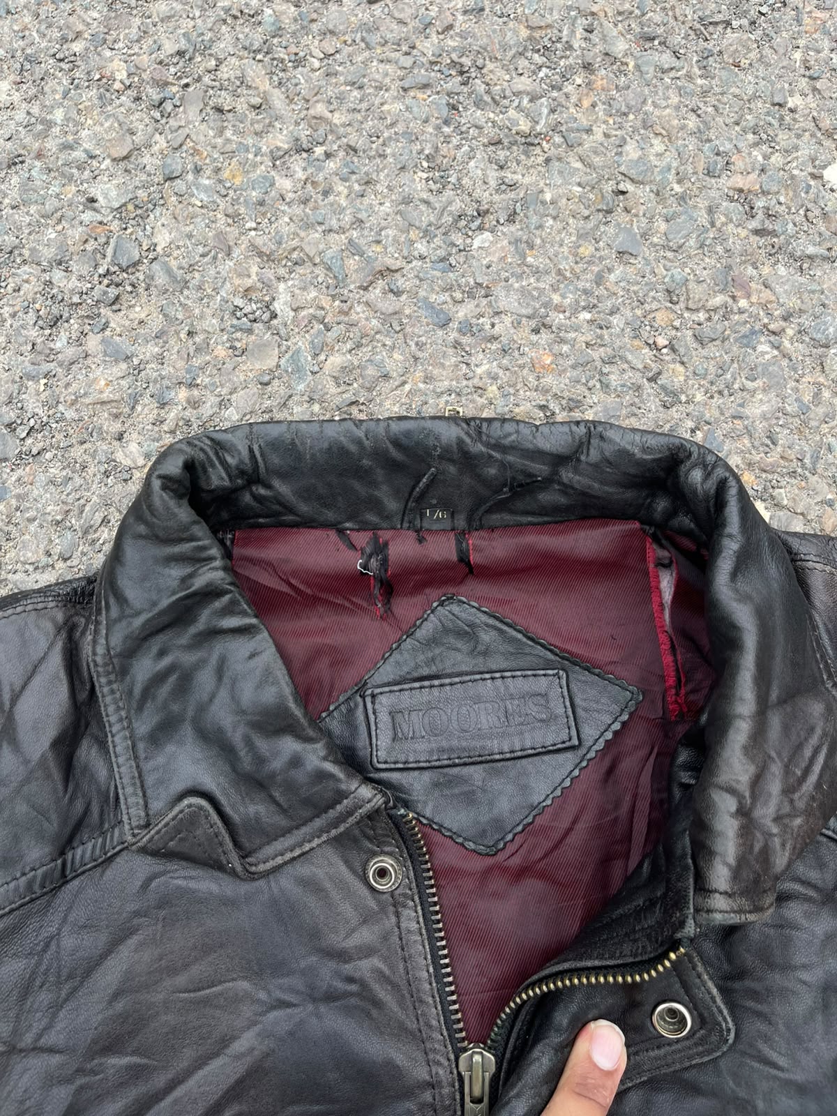Vintage Moores real leather jacket