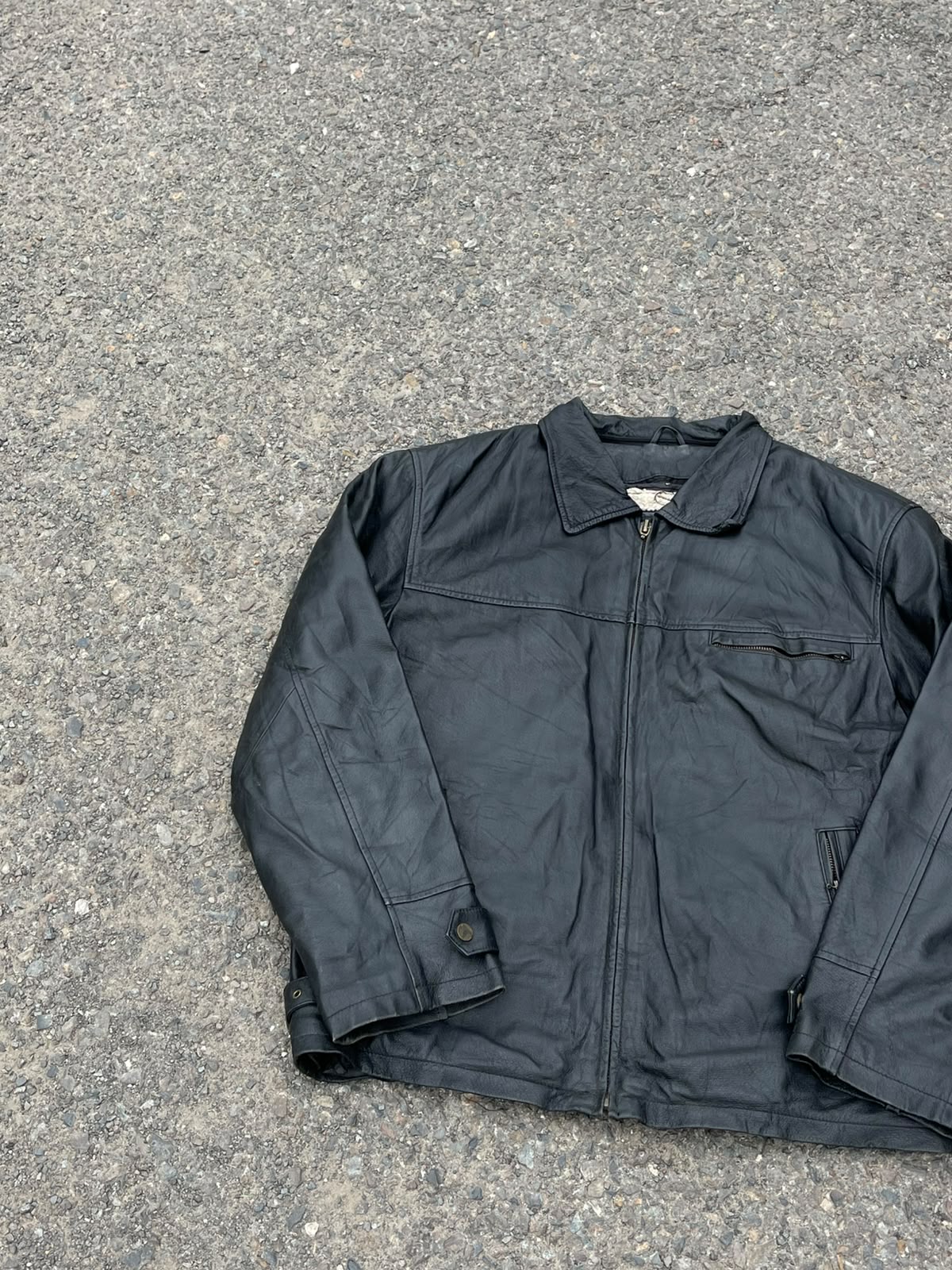 Vtg Leather WE FOR YOURS Jacket