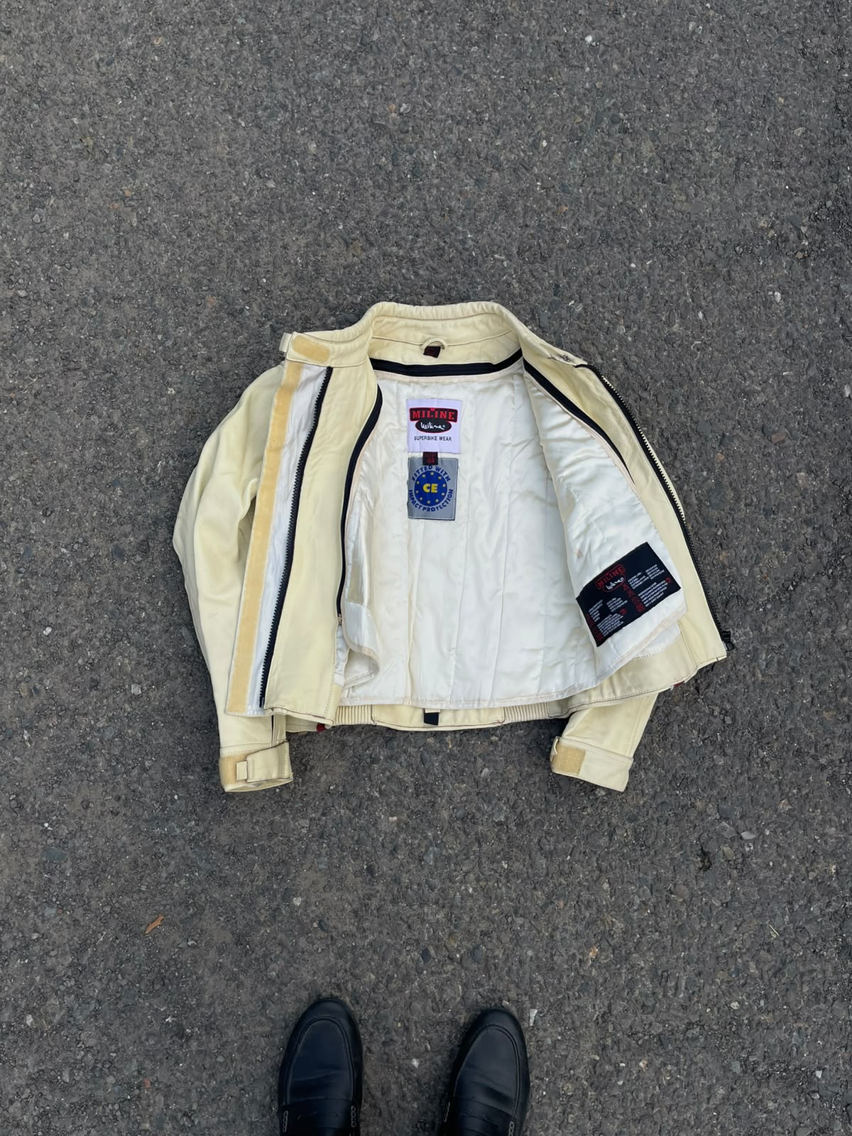 Rarest Vintage Meline Real Leather Racing Jacket