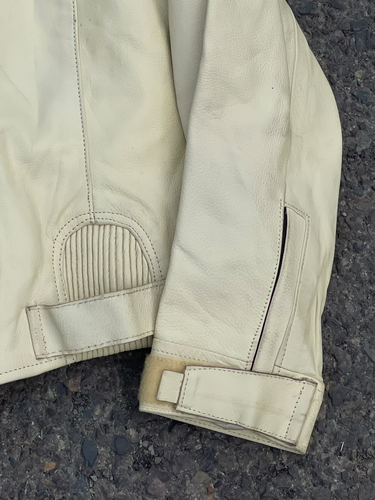 Rarest Vintage Meline Real Leather Racing Jacket
