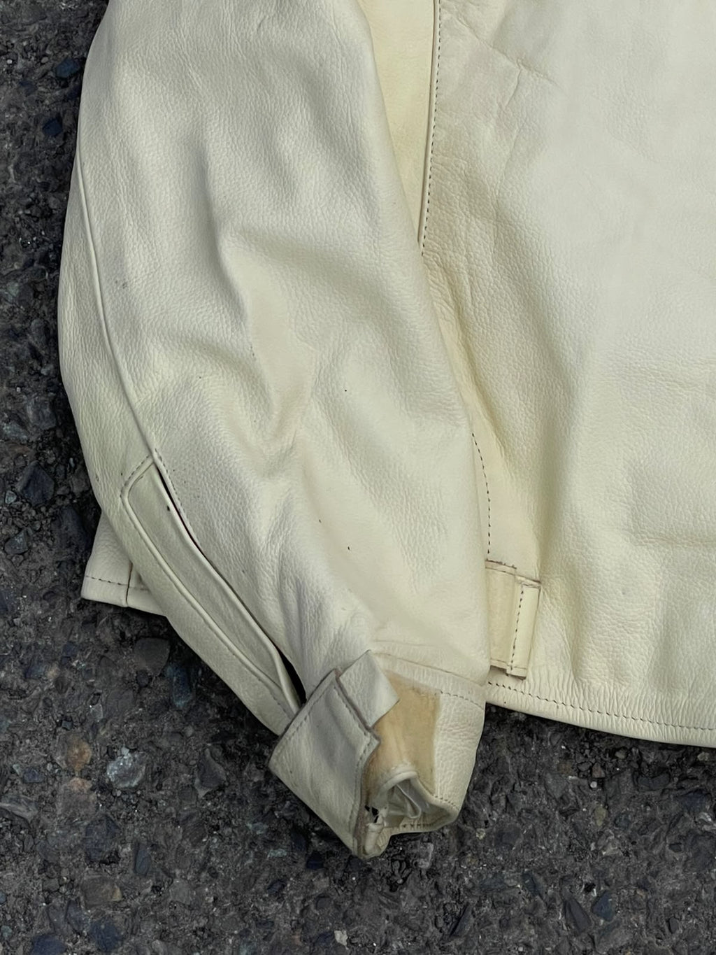 Rarest Vintage Meline Real Leather Racing Jacket