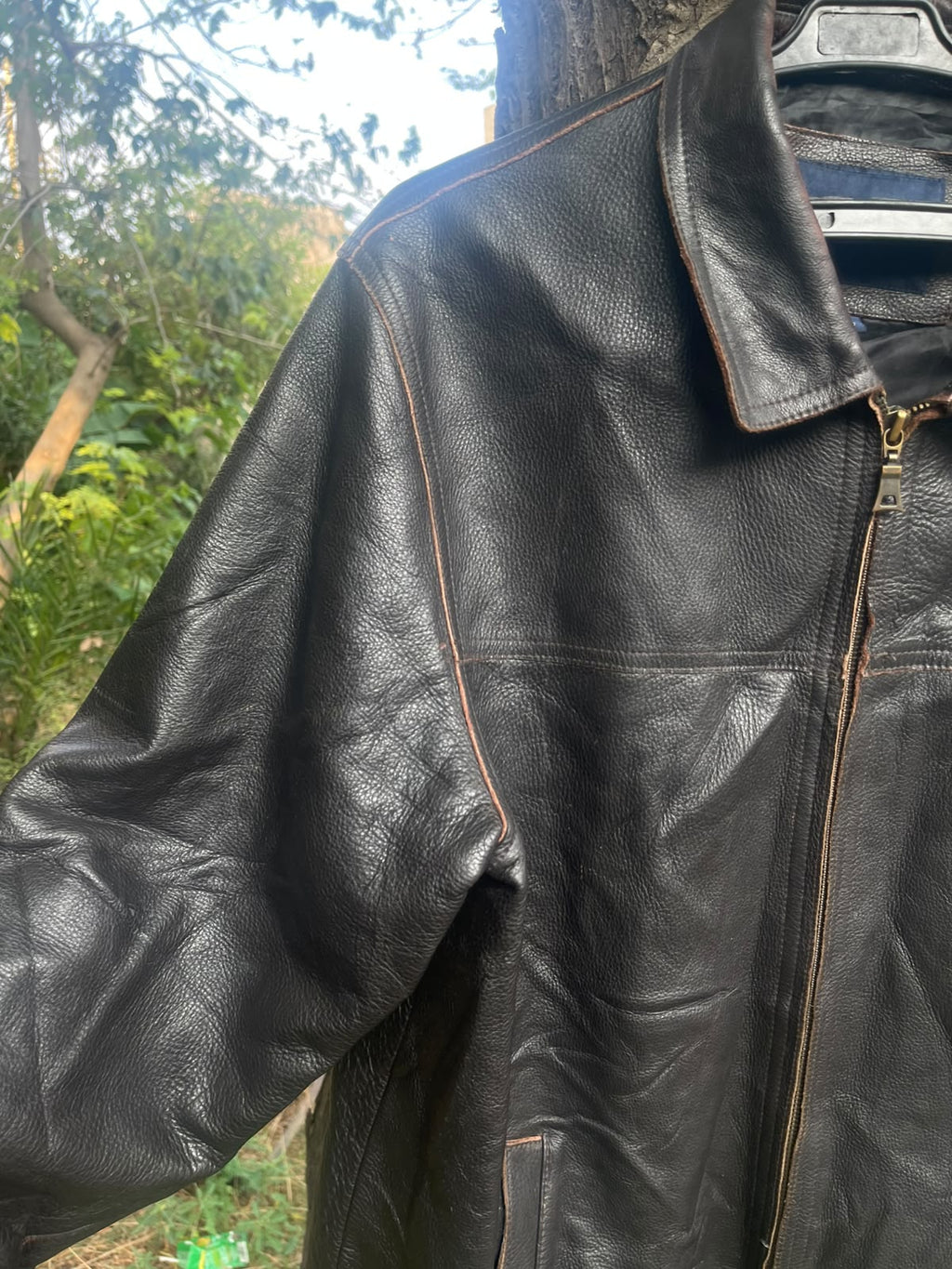 Sonoma lifestyle genuine leather jacket