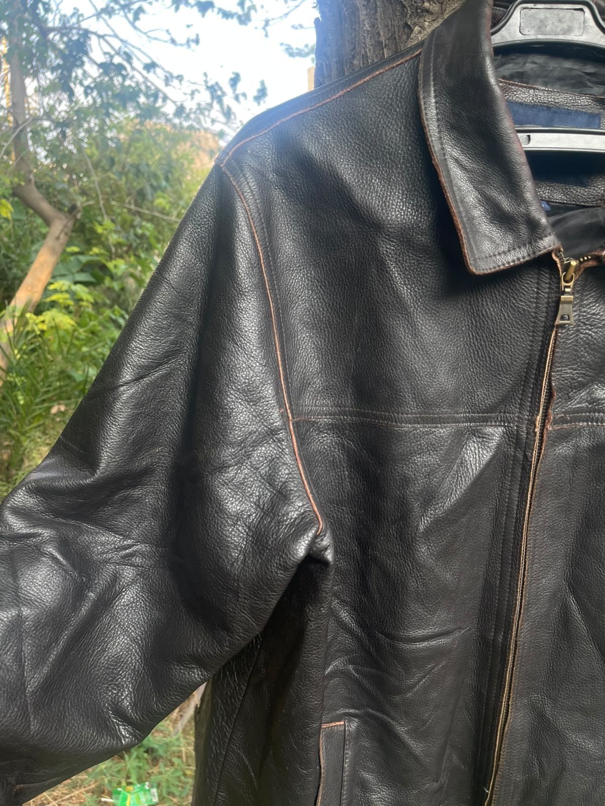 Sonoma lifestyle genuine leather jacket