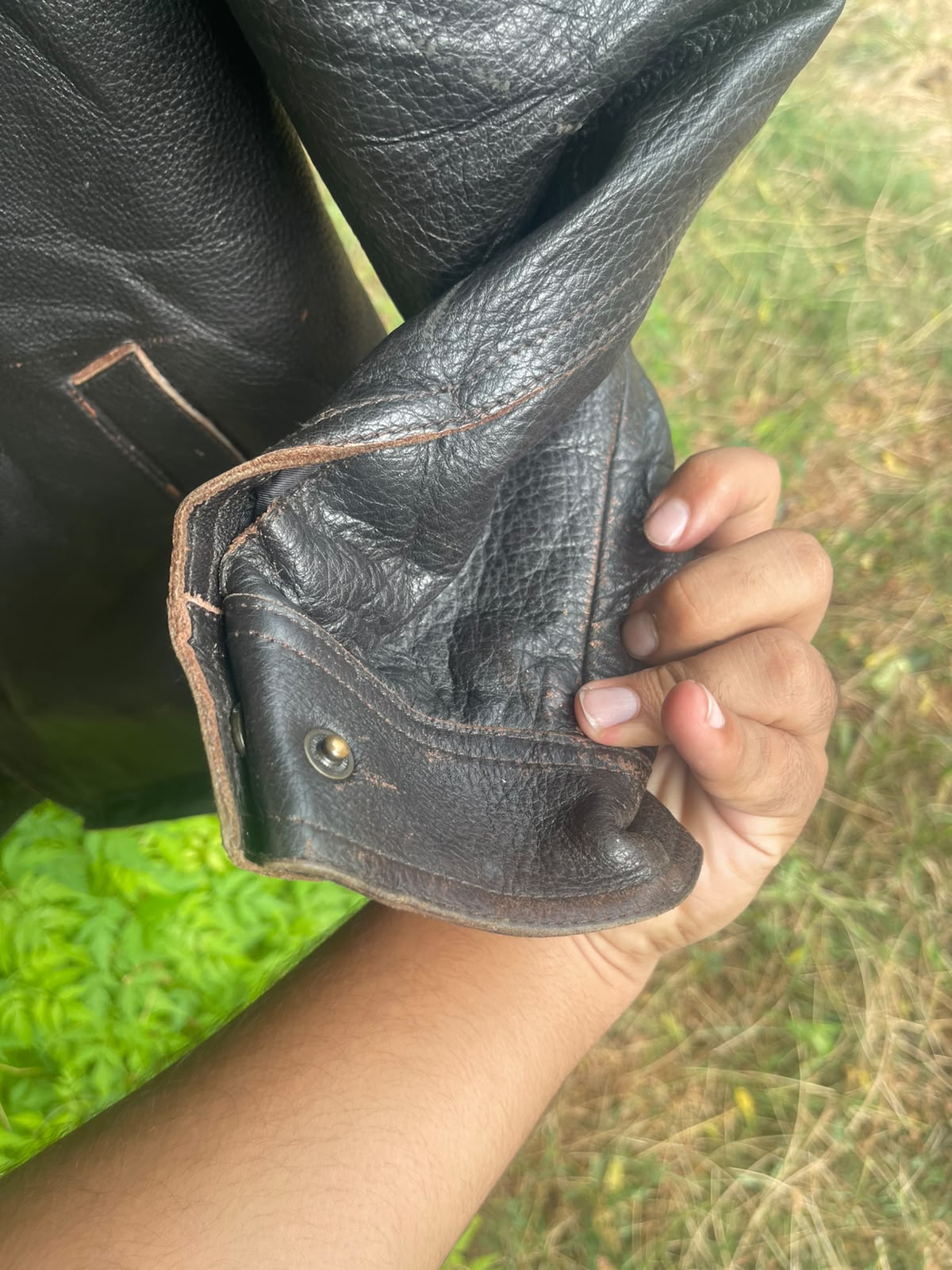 Sonoma lifestyle genuine leather jacket