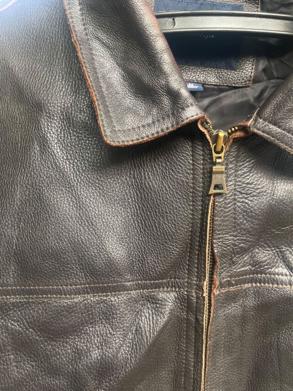 Sonoma lifestyle genuine leather jacket