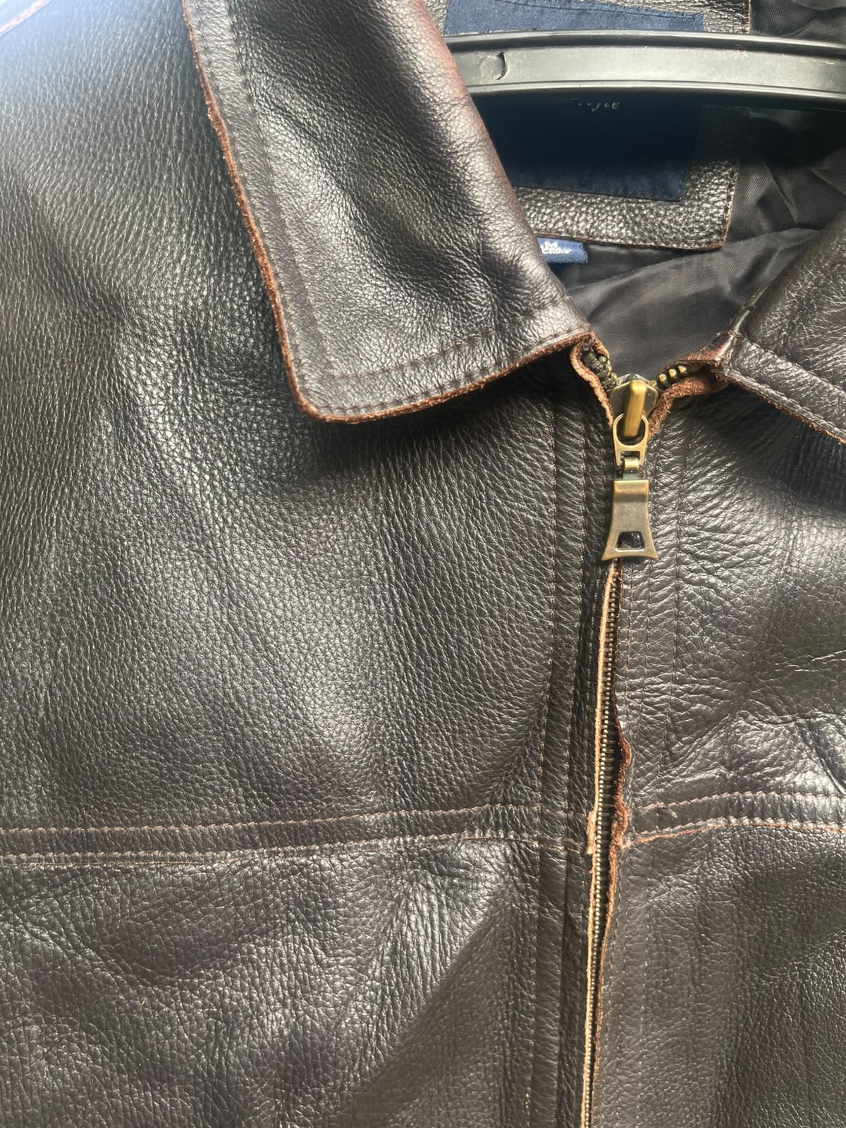 Sonoma lifestyle genuine leather jacket