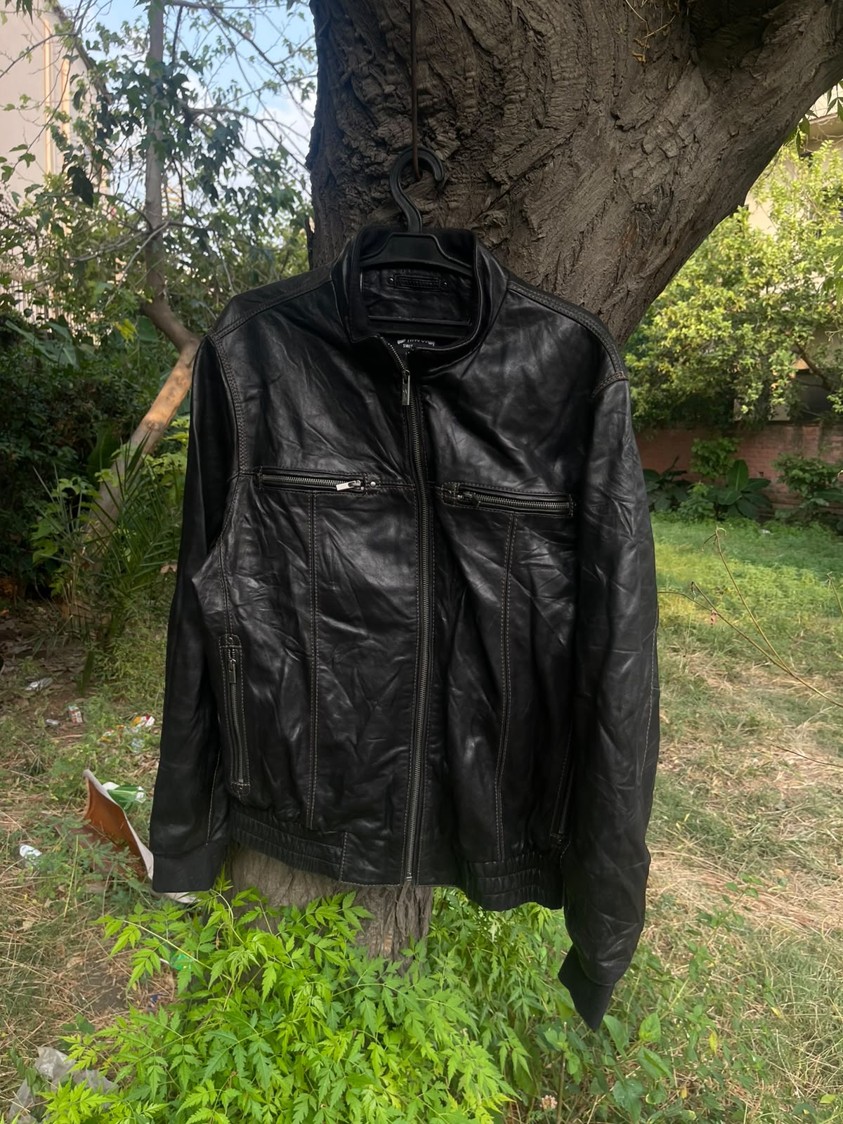 Smart faux leather vtg jacket