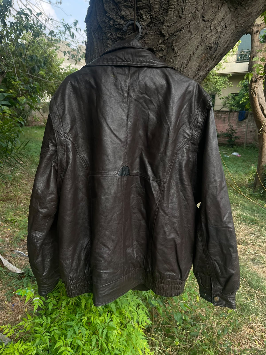 Extremely rare 1990s itlaian jcc vintage genuine heavyweight leather jacket