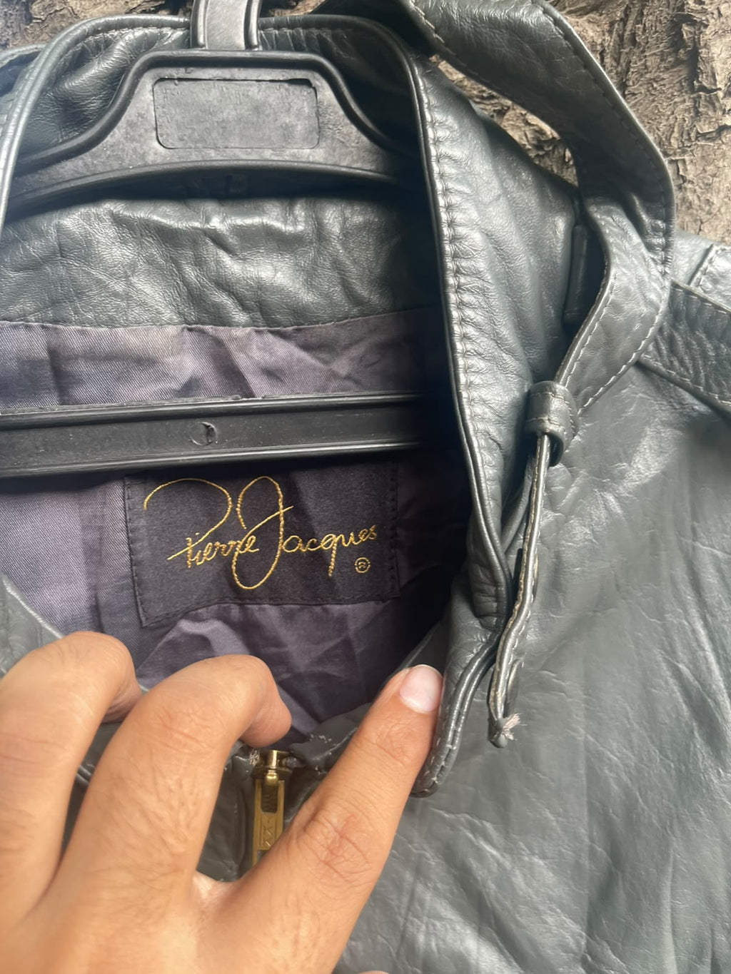 Very beautiful pierre jacques leather jacket (genuine grain leather)