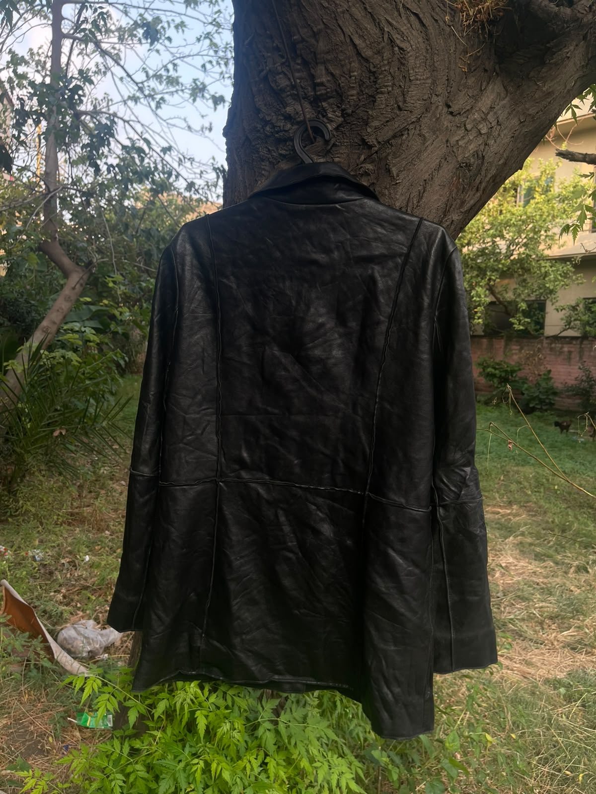 Vintage industry genuine leather coat/jacket